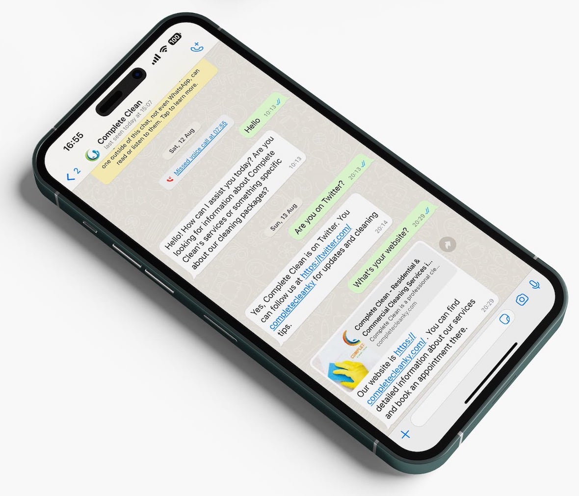 Cayman Islands-based Cleaning Company Complete Clean Transforms Customer Communication with AI-powered WhatsApp Integration