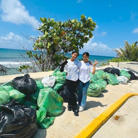Complete Clean Team Supporting Plastic Free Cayman During Earth Day 2025 Cleanup at East End Beach